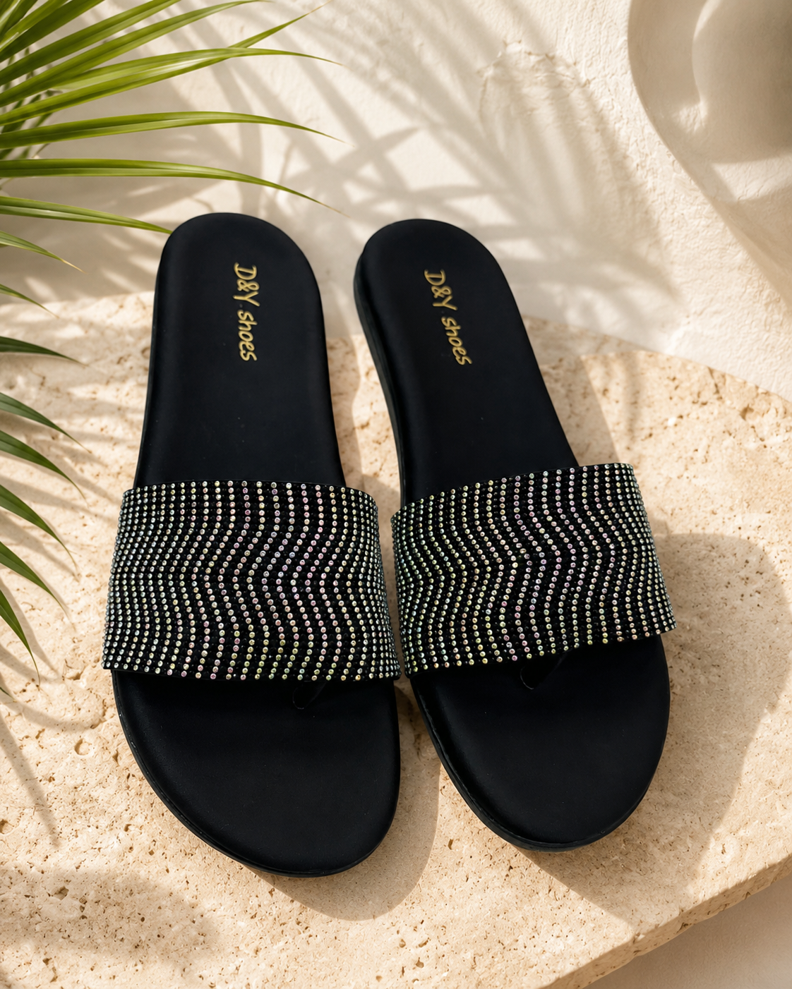 Glam Shine Women’s Sliders